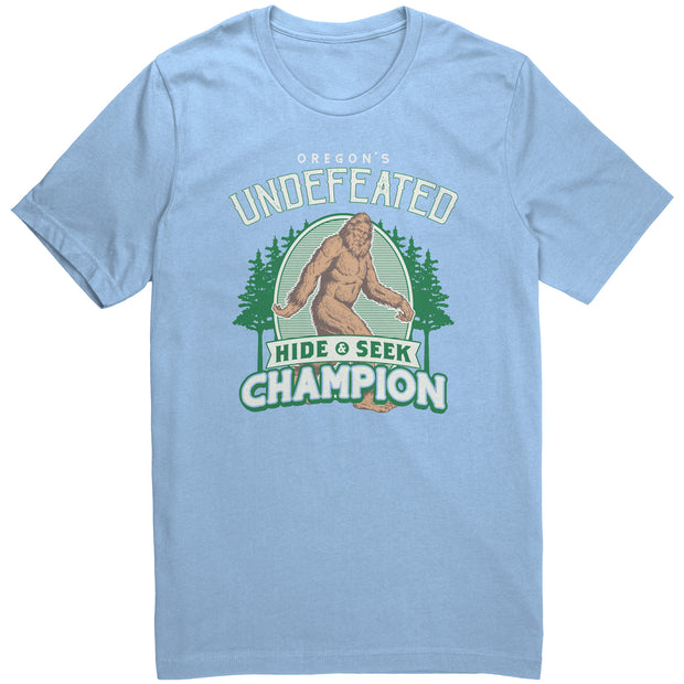 Oregon's Undefeated Hide & Seek Champion Unisex T-shirt